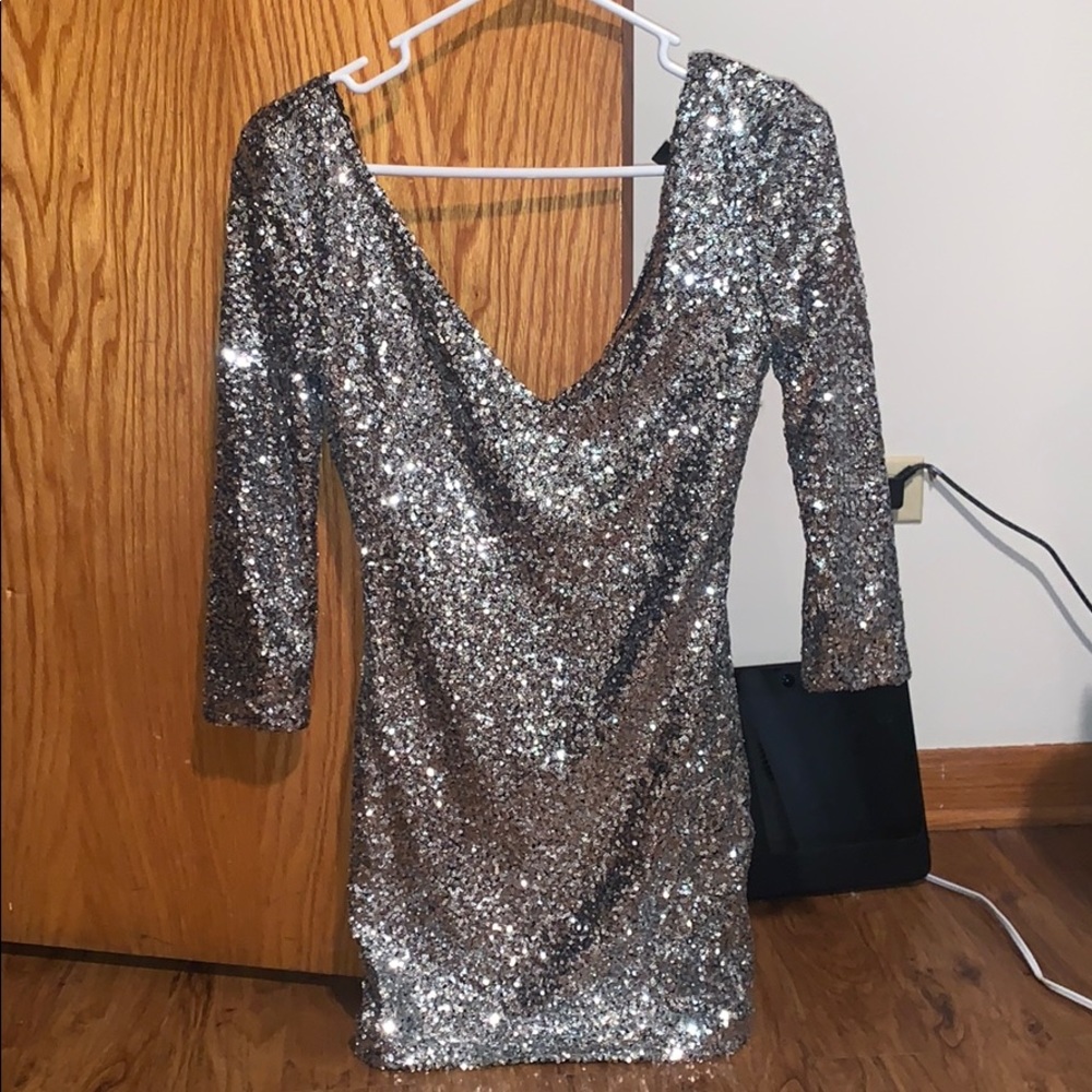 Silver dress